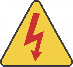 HV Warning label(ST)